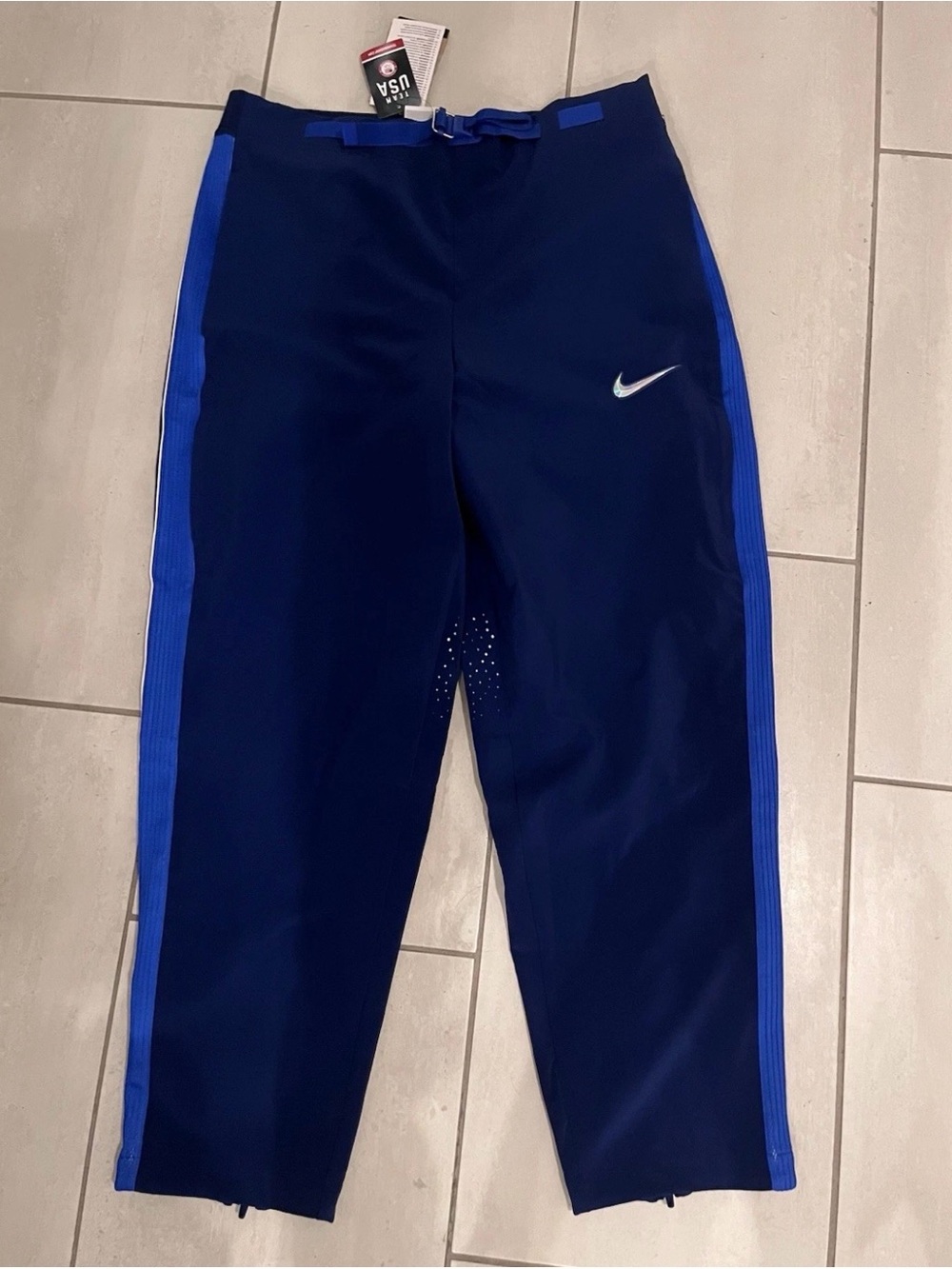 Nike olimpic USA Navy Blue Performance Track Pants